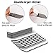 AISHN Rug Grippers, 16pcs Black Anti Curling Rug Gripper, Stops Rug Slipping, Anti Curling Non Slip Rug Gripper, Premium Anti Slip Carpet Gripper For Hard Floors Kitchen Bathroom