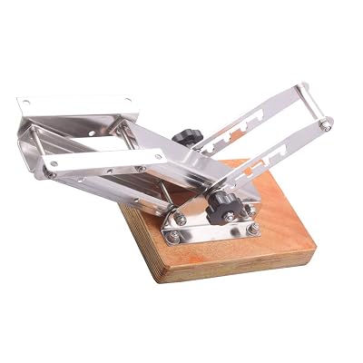 Hoffen Stainless Steel Outboard Motor Bracket Mount Heavy Duty Auxiliary Marine Boat 20 Hp, 2 Stroke