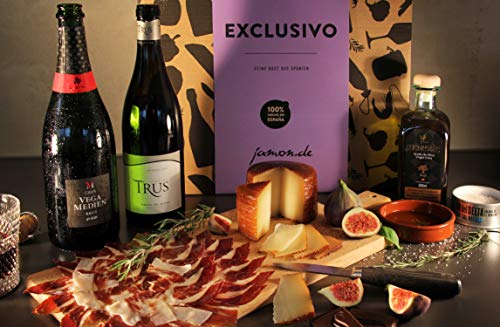 Präsentkorb EXCLUSIVO mit spanischen Spezialitäten - Geschenkkorb gefüllt mit edler Feinkost aus Spanien - ideales Delikatessen Geschenk für Gourmets – Bild 7