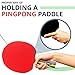 MightySpin Storm - Ping Pong Paddle with More Spin on Loops | An Edge Over Opponent Table Tennis Racket | 7-Ply Blade, Soft Rubber Surface Bat | For Beginner to Advanced (Paddle)