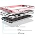 TOZO for iPhone 7 Case iPhone 8 Case, Highly Durable Reinforced Frame Crystal Clear Bumper Scratch Resistant Shock Absorption Soft Rubber Dual Layer Screen Protection Cover. Side Edge [Rose Gold]