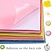 Caydo 20 Pieces Craft Adhesive Back Felt Sheets in 20 Colors Multi-Purpose for DIY Art and Craft Making