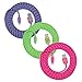 3 Pack of 6FT (2-meter) Ultra Durable Nylon Braided Lightning Cable 8-Pin Sync and Charge Cord for iPhone 6S, 6S Plus, iPhone SE (Purple Green Hotpink)
