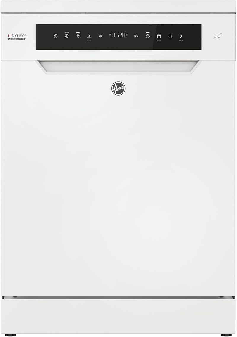 Hoover H-DISH 500 Freestanding Dishwasher 14 Place Wi-Fi Bluetooth 60x60x85