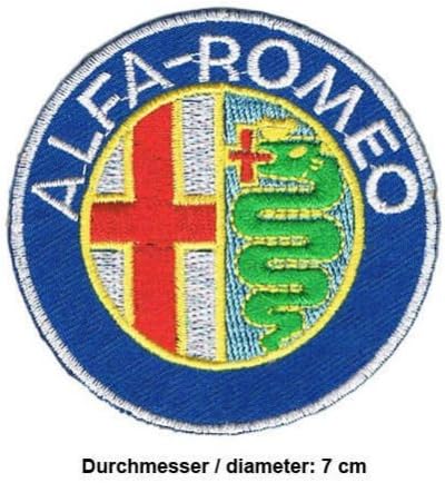 ALFA ROMEO Patch Sew Iron on Embroidered