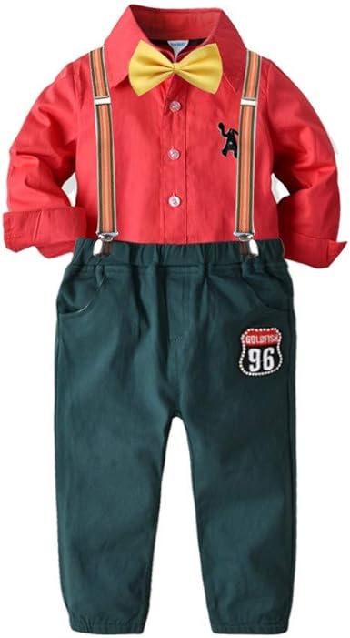 pants with suspenders baby boy