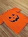 Jack O Lantern Face Pumpkin Shirt Boys Girls Toddler Halloween Shirts for Kids 2T Orange