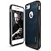 Ringke Flex S Compatible with iPhone 7 Phone Case Coated Textured Leather Style Flexible TPU Advanced Shock Protection Durable Sophisticated Rustic Stylish Case for iPhone7 - Deep Blue