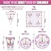 Unicorn Party Supplies Set, YMS 162pcs Unicorn Birthday Party for Girls Serve 16, Theme Party Decorations Includes Disposable Plates Forks Knives Spoons Napkins Horns Colorful Banner FDA Certificate
