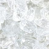 Koyal Wholesale Centerpiece Vase Filler Decorative Crushed Glass, 4.5-Pound, Clear