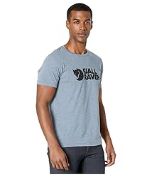 Fjällräven Logo T-Shirt Uncle Blue/Melange XS