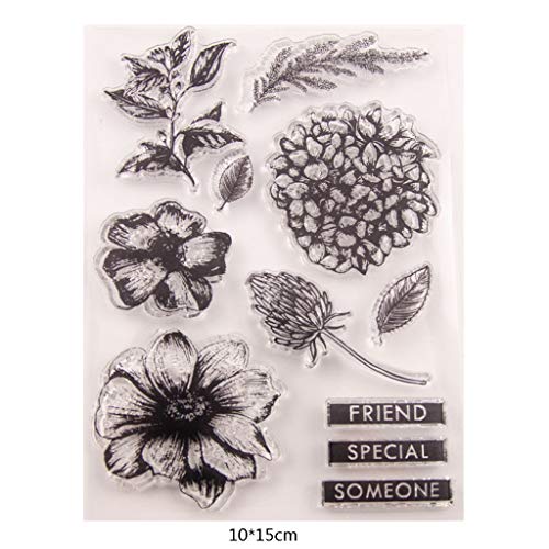 Flower Seal Stamp With Cutting Dies Stencil Set DIY Scrapbooking Embossing Photo Album Decorative Paper Card Craft Art Handmade