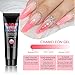 Gershion Poly Nail Extension Gel 60ml 2.02oz,Pink Temperature Color Changing Nail Gel Nail Extension Gel Nail Extension Gel Nail Enhancement Builder Gel