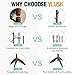 Vlush Rubber Wood Coat Rack Free Standing, 11 Hooks Hallway/Entryway Coat Hat Tree Coat Hanger for Clothes, Suits, Accessories, Coffee