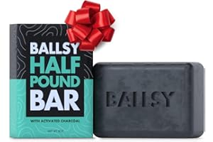 Ballsy Bar Soap Activated Charcoal, Essential Oils, and Plant Extracts .5lb