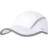 ELLEWIN Unisex Baseball Cap UPF 50 Unstructured Hat with Foldable Long Large Bill