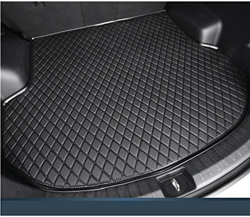 Black Customized Special car Trunk mat Leather Cargo mat Waterproof Cargo Liners for Renault Koleos Kadjar Captur Fluence Espace (Espace)
