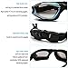Actorstion Mirrored Swim Goggles Soft and Comfortable - Anti-Fog UV Protection, Best Tinted Swimming Goggles with Case - Aqua Sphere, or Ispeed - Adult Men or Women, Premium Quality