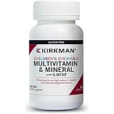 Kirkman Kids Multivitamin &amp; Mineral with 5-MTHF, Mango Peach, 120 Count | Kids Multivitamin &amp; Mineral, Growth &amp; Development, Bone, Immune &amp; Energy Support, Bioavailable Folate, Hypoallergenic