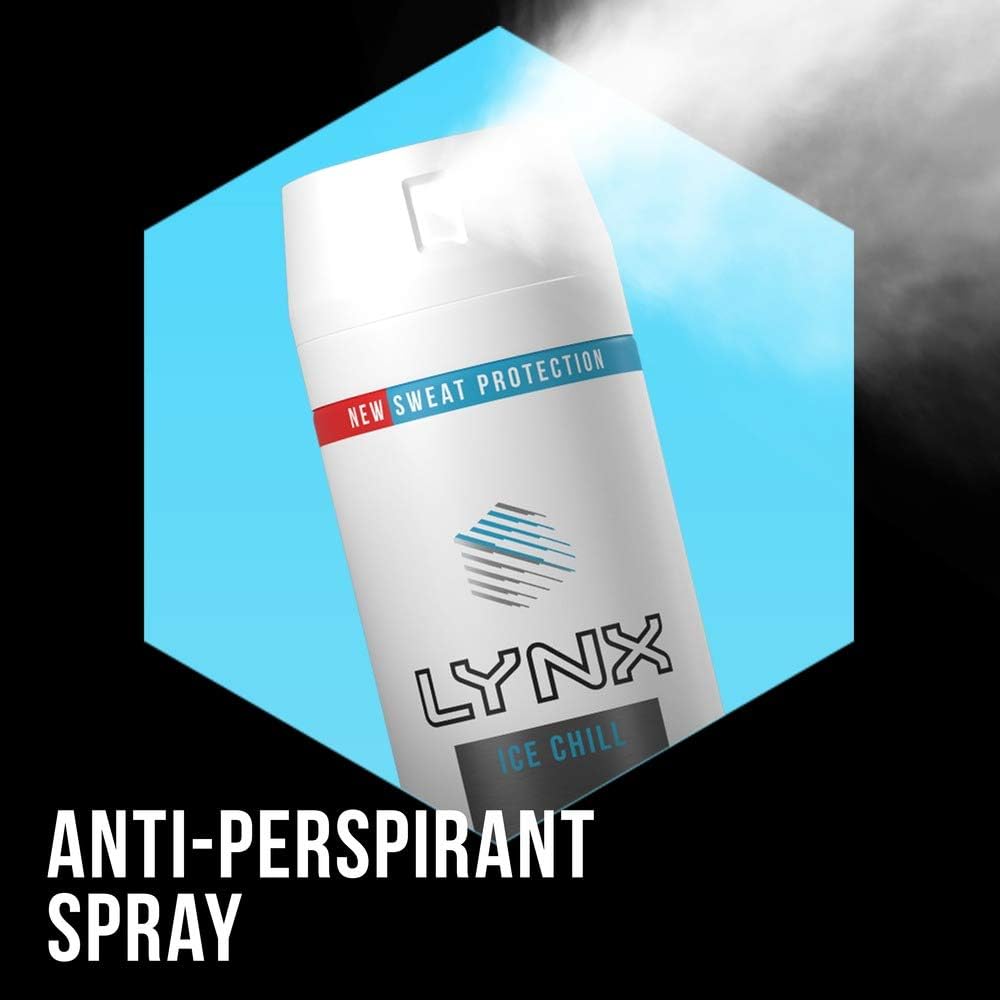 Lynx Ice Chill 72h Protection Deodorant Anti-Perspirant Deodorant Spray for Men Bulk Pack (6 x 150 ml) - Image 4
