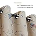 Flamingo P Printed Pair (2 Panels) Soft Microfiber Room Darkening Thermal Insulated & Heating Against Grommet Top Blackout Taupe Country Birds Pattern Curtains/Drapers 63 by 52 inch
