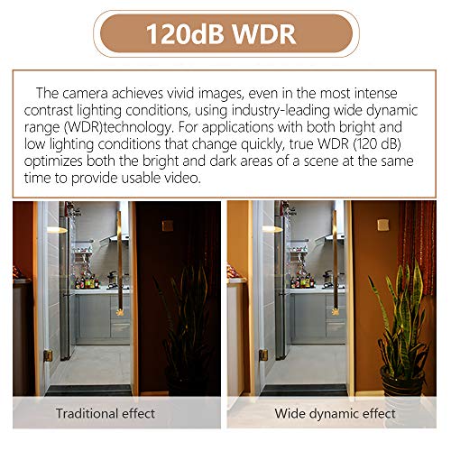 UltraHD 8MP 4K Outdoor Security PoE IP Camera OEM DS-2CD2185FWD-I, 2.8mm Fixed Lens, 3840×2160 Resolution Dome Network Surveillance Camera, 30m Night Vision, Micro SD Card Slot H.265+,IP67,ONVIF,IK10 - Thumbnail 3