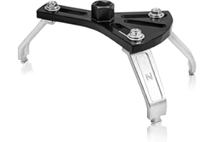 AUPREX Universal Fuel Pump Removal Tool, Adjustable Fuel Pump Lock Ring Tool with 3 Arms, 5.2” to 7.17” Fuel Lid Tank Cover Collar Ring Removal/Install Tool with 1/2” Ratchet Drive