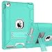 BENTOBEN iPad 2 Case, iPad 4 Case, iPad 3 Case (Old Model), 3 in 1 Kickstand Soft&Hard Protective Heavy Duty Rugged Shockproof Drop Resistant Anti-Slip Case for Apple iPad 2/3/4 9.7