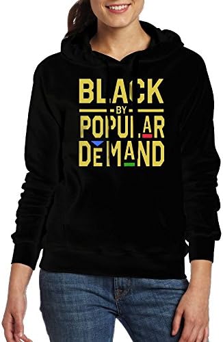 OneBer Women's Black by Popular Demand Fashion Hoodie