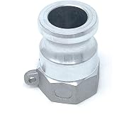 Gloxco Aluminum Type A Cam and Groove Fitting, 3/4" Male Camlock x 3/4" Female NPT (CAM-07-A-AL)