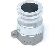 Amazon.com: Gloxco Aluminum Type A Cam and Groove Fitting, 1" Male ...