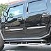 Ferreus Industries Polished Stainless Door Panel Trim Inserts fits: 2003-2009 Hummer H2 OTH-100-01