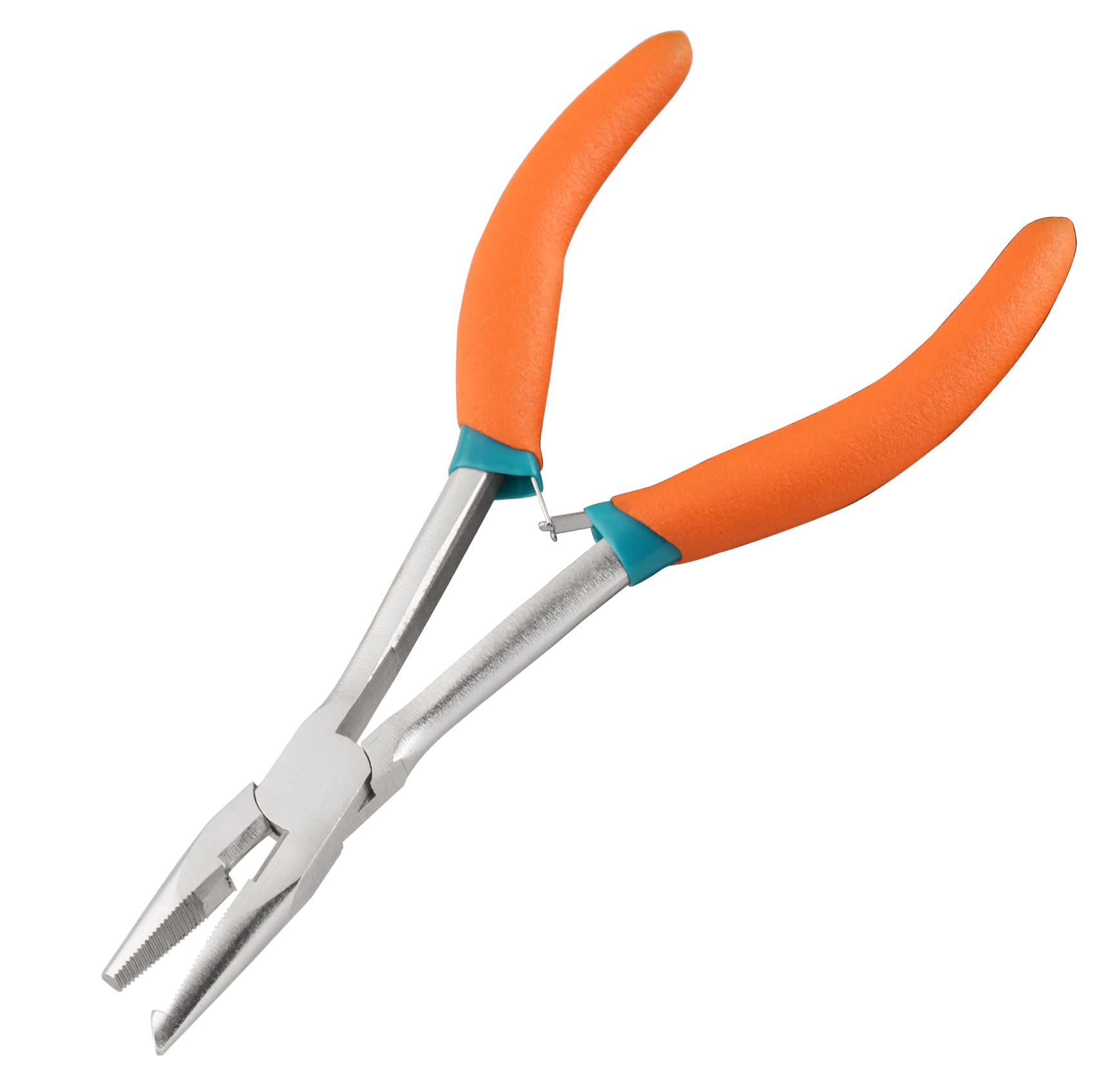 LEONTOOL Split Ring Pliers for Fishing Long Reach Long Nose Pliers 6 Inches Fishing Split Ring Plier Fishing Hook Remover Pliers Serrated Jaw with Side Cutters Small Jump Ring Opening Pliers