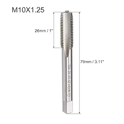 uxcell Metric Machine Tap Left M10 Thread 1.25