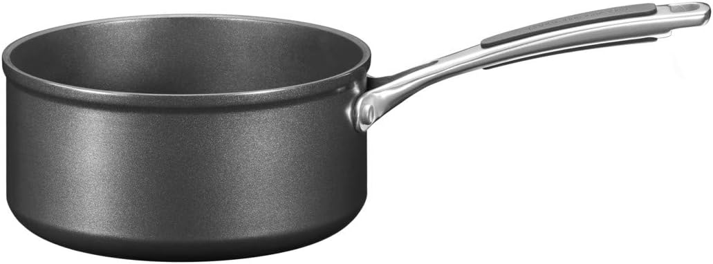 KitchenAid Saucepan with lid-16 cm, 16x16x6 cm, Midnight Black
