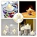Pack of 24 Floating Led Candles, Flickering Waterproof Tea Lights, Battery Operated Tealights, Pool, Wedding, Party, Warm White