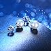 J.Rosée Earrings, Simulated Pearl Stud Earrings 925 Sterling Silver, Jewelry Gifts for Women Girls