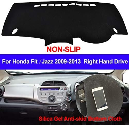For Honda Fit Jazz 2009 2010 2011 2012 2013 Right Hand Drive Sun Shade Dash Mat DashMat Silicone Car Dashboard Cover