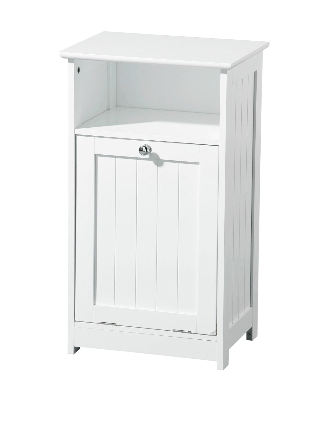 Premier Housewares Floorstanding Laundry Cabinet with Shelf, White, 70 x 40 x 30 cm