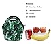 Aiphamy Neoprene Lunch Bag for Kids, Insulated Lunch Box Tote for Women Men Adult Teens Boys Teenage Girls Toddlers (Tropical Leave)