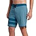 New Hurley Men's Phantom Block Party Heather Boardshort 2.0 Blue