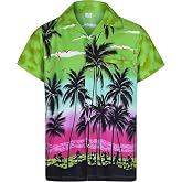 Brown Abs Funky Hawaiian Shirt Casual Men Front Pocket Button Down Very Loud Shortsleeve Unisex Beach Multi Colors&hellip;