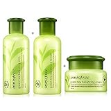 [ Innisfree ] Green Tea Balancing Skin Care Set (Skin200ml+Lotion160ml+Cream50ml)