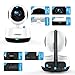 FREDI Wireless 1080P IP Baby Pet Monitor Camera WiFi Camera with Two-Way Function,Infrared Night Vision,Pan Tilt,P2P WPS Ir-Cut Nanny IP Camera Motion Detection Support 128GB sd Card(not Include)
