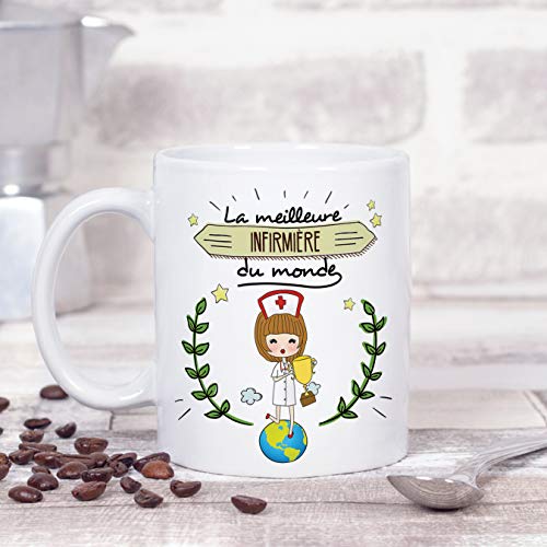 Mugffins (Tazza in Francese) Nurse Original Tazze di caffè e Colazione per Dare Lavoratori Professionisti - La Migliore… - immagine 3
