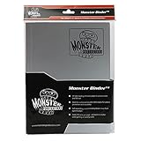Monster Binder - 9 Pocket Trading Card Album - Matte Gunmetal Steel Grey (Anti-theft Pockets Hold 360+ Yugioh, Pokemon, Magic the Gathering Cards)