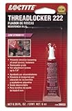 Loctite 555339 222 Purple Low Strength Thread Locker Tube, 6-Milliliter