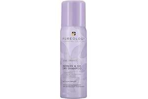 Pureology Style + Protect Refresh & Go Dry Shampoo For Oily and Color-Treated Hair - Absorbs Oil, Volumizes and Protects from Heat, Silicone-Free & Vegan