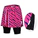 beroy Women Quick Dry and Breathable Cycling Skirt Shorts,Bike Skorts Pantskirt with 3D Padded