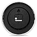 Hippih 10 Inch Silent Non-ticking Wall Clock- Metal Frame Glass Cover,B
